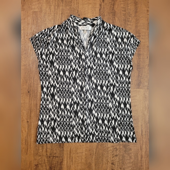 FREE W BUNDLE Kasper cap sleeve blouse - Picture 1 of 10